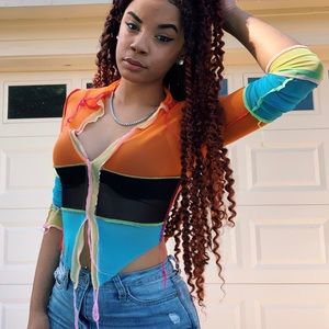 Color block long sleeve